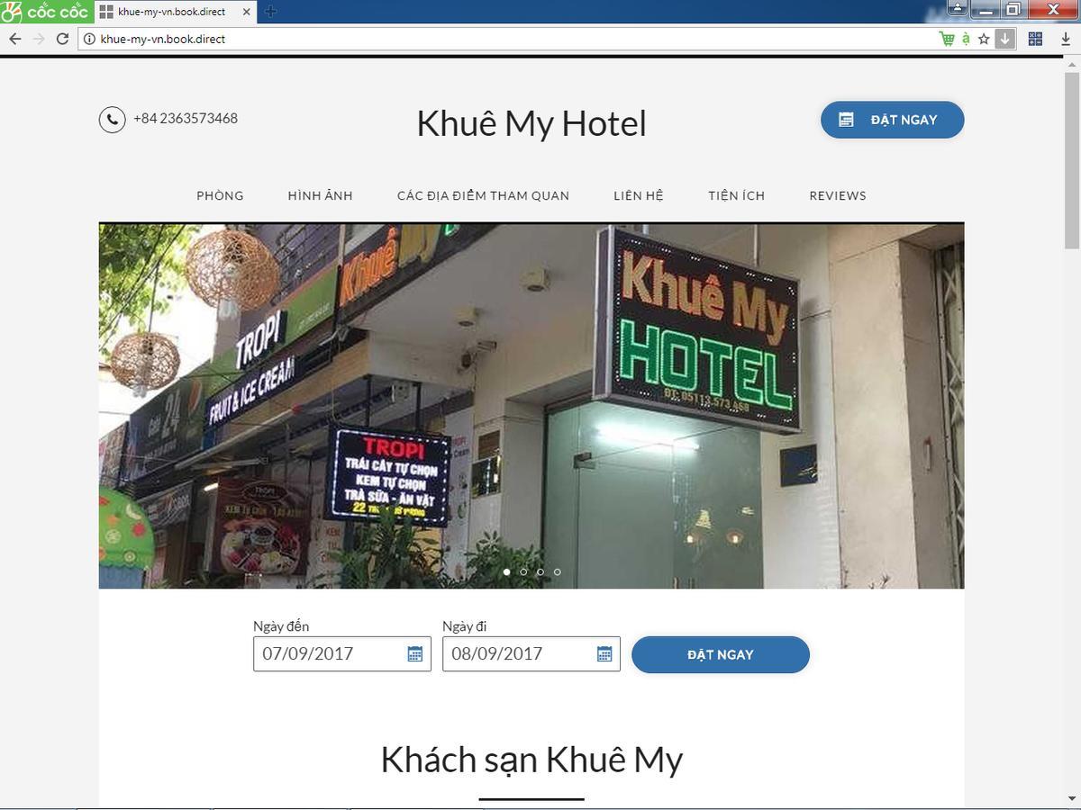 Khue My Hotel Da Nang Exteriör bild